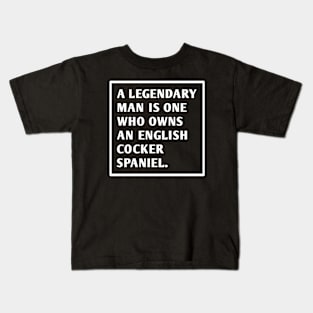 English cocker spaniel Kids T-Shirt